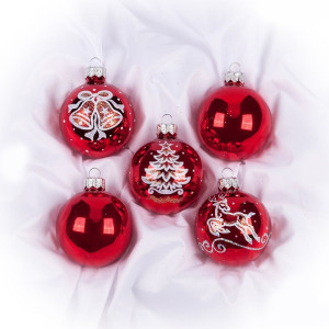 Набор ёлочных игрушек "Зимовье" №C1124