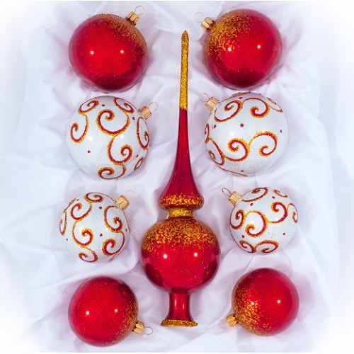 Набор ёлочных игрушек "Романс" №C1227