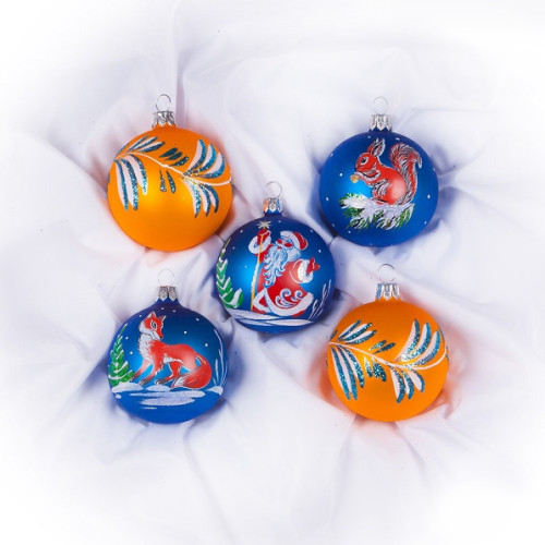 Набор ёлочных игрушек "Зимние напевы" №C1228