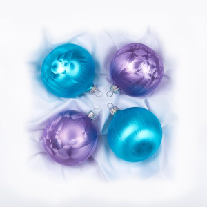 Набор ёлочных игрушек "Хрустальный" №C132