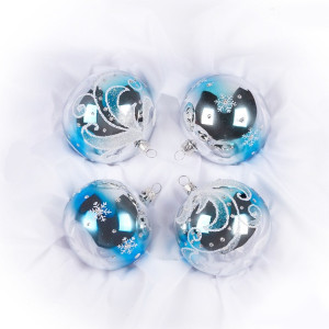 Набор ёлочных игрушек "Морозный узор" №C1394