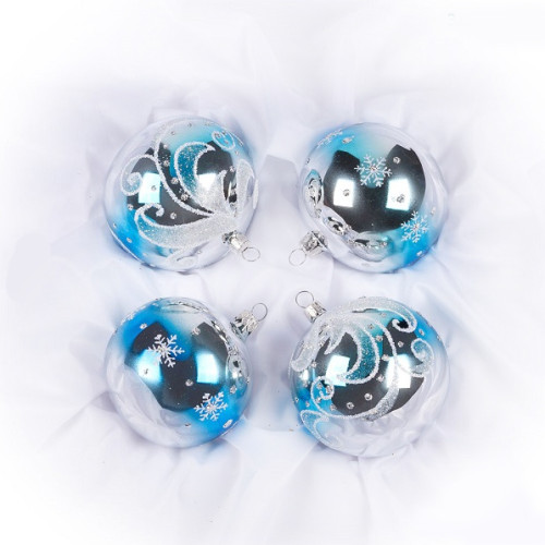 Набор ёлочных игрушек "Морозный узор" №C1394