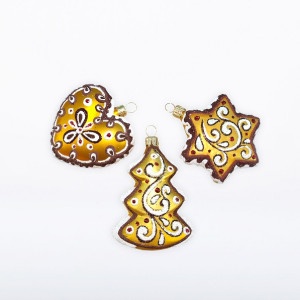 Набор ёлочных игрушек "Пряничный" №C1528
