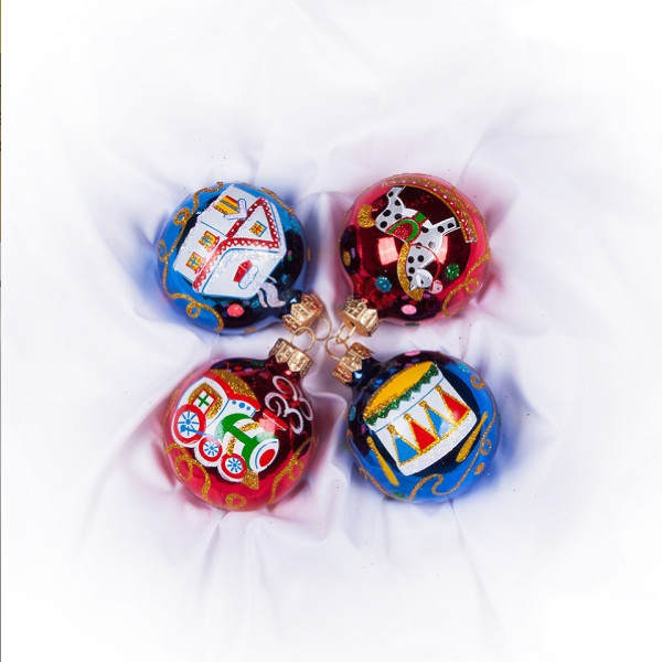 Набор ёлочных игрушек "Детская забава" №C1589 Набор ёлочных игрушек "Детская забава" №C1589