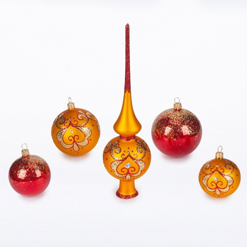 Набор ёлочных игрушек "Аврора" №C1635