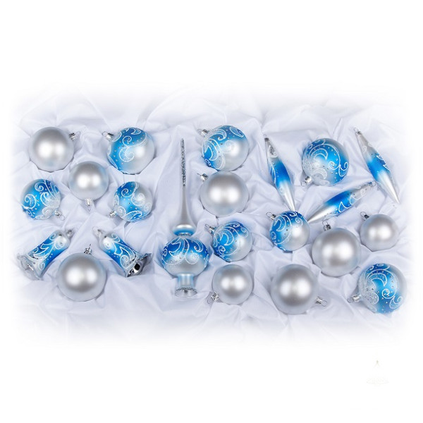 Набор ёлочных игрушек "Елочка морозная" №C1642 Набор ёлочных игрушек "Елочка морозная" №C1642