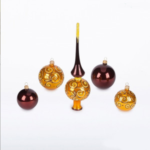 Набор ёлочных игрушек "Ивушка" №C1644