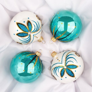 Набор ёлочных игрушек "Лазурный" №C1645