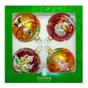 Набор ёлочных шаров "Щелкунчик" №C1651