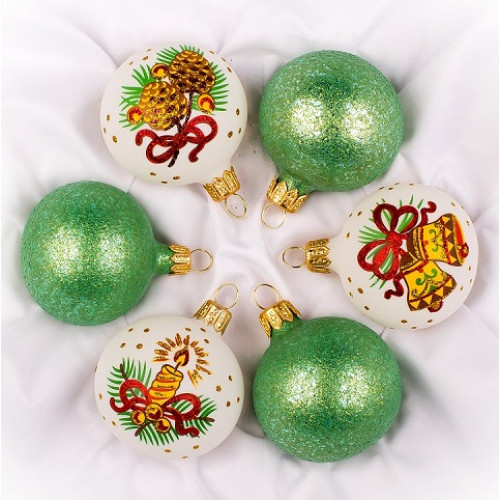 Набор ёлочных игрушек "Рождественский мотив" №C1679