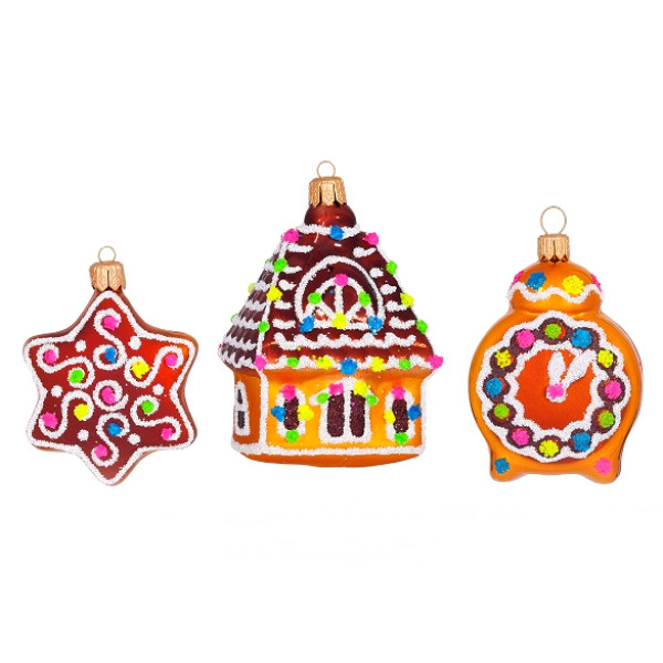 Набор ёлочных игрушек "Глазурь" №C1724 Набор ёлочных игрушек "Глазурь" №C1724