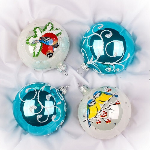 Набор ёлочных игрушек "Зимняя трель" №C1917