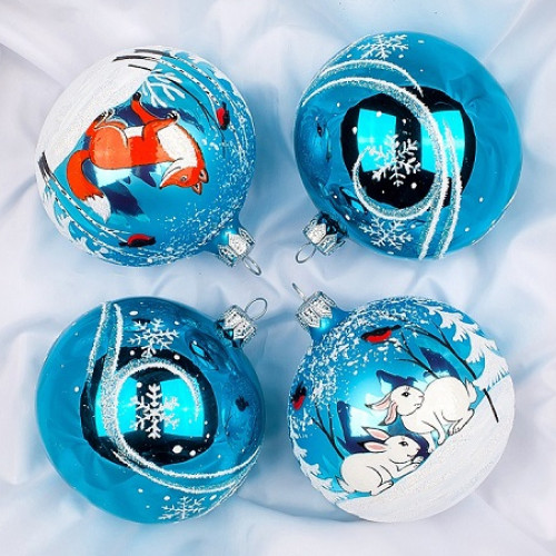 Набор ёлочных игрушек "Лесная опушка" №C2033