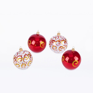 Набор ёлочных игрушек "Завитки" №C467