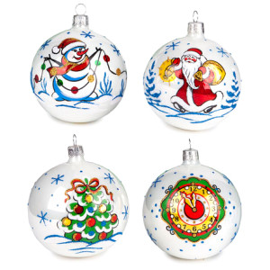 Набор ёлочных игрушек "Морозный" №C529