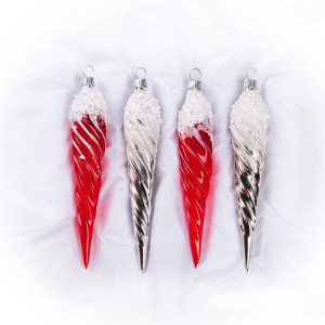 Набор ёлочных игрушек "Рифлёный" №C560