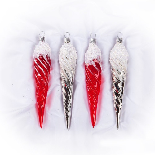 Набор ёлочных игрушек "Рифлёный" №C560