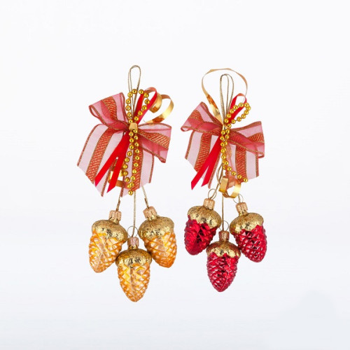 Набор ёлочных игрушек "Шишечки" №C881