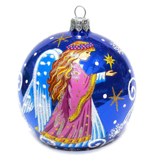 Ёлочная игрушка Шар "Нежность" №C2384