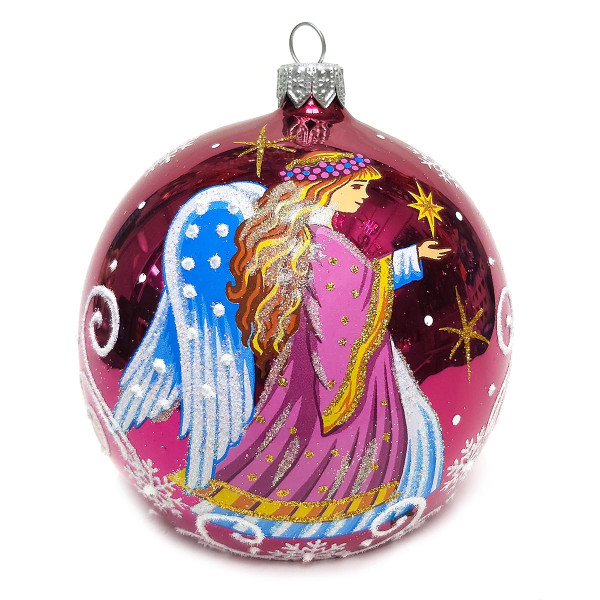 Ёлочная игрушка Шар "Нежность" №C2384