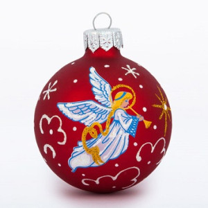 Ёлочная игрушка Шар "Небесный" №C1196