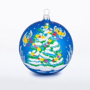 Ёлочная игрушка Шар "Лесная ель" №C1307