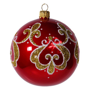 Ёлочная игрушка Шар "Контраст" №C1336