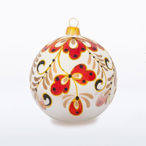 Ёлочная игрушка Шар "Расписной" №C1415