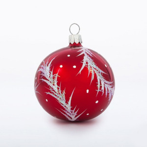 Ёлочная игрушка Шар "Веточка" №C1440