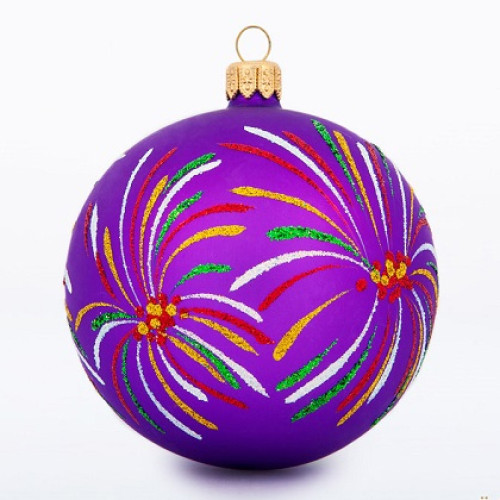 Ёлочная игрушка Шар "Салют" №C1496