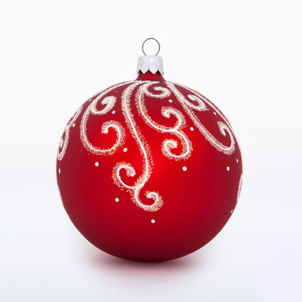 Ёлочная игрушка Шар "Снежный узор" №C1497 Ёлочная игрушка Шар "Снежный узор" №C1497