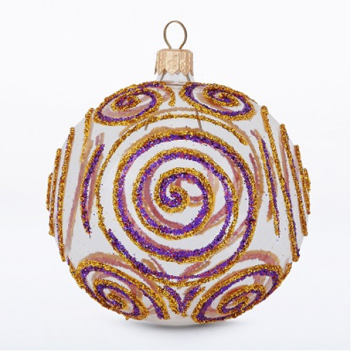 Ёлочная игрушка Шар "Завиток" №C1757