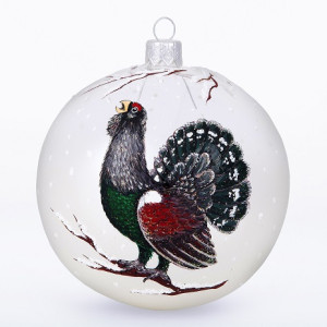 Ёлочная игрушка Шар "Глухарь" №C1761