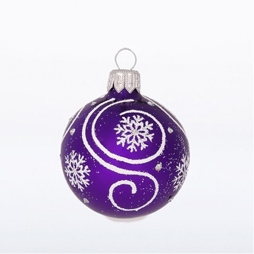Ёлочная игрушка Шар "Зимний" №C1818