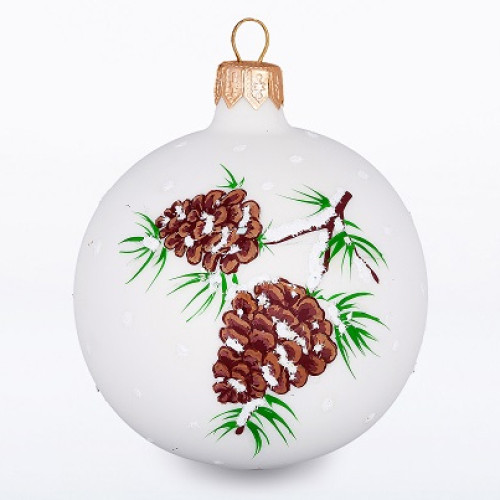 Ёлочная игрушка Шар "Шишки" №C1823