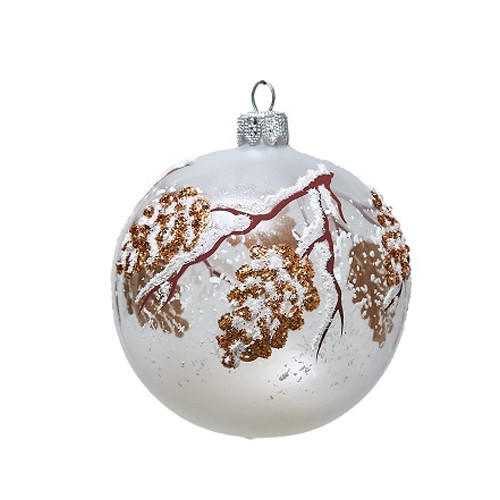 Ёлочная игрушка Шар "Шишечки" №C1859