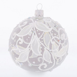 Ёлочная игрушка Шар "Вьюнок" №C1861