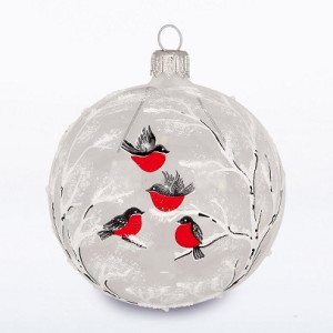 Ёлочная игрушка Шар "Встреча" №C1931