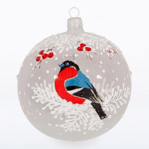 Ёлочная игрушка Шар "Дыхание зимы" №C1944