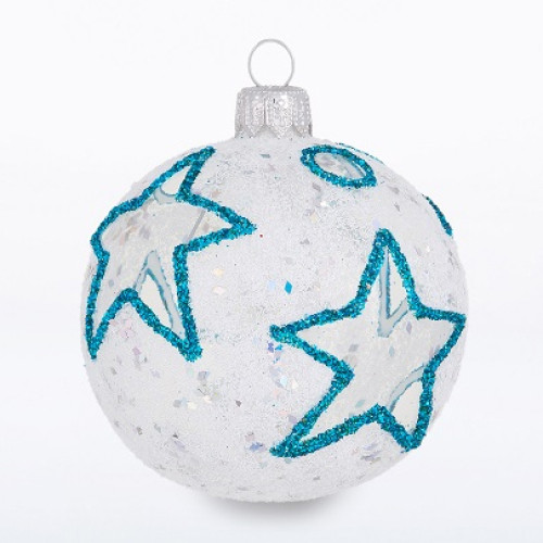 Ёлочная игрушка Шар "Звезды" №C1970