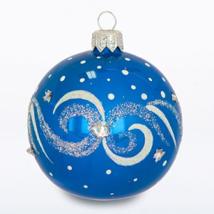 Ёлочная игрушка Шар "Мережка" №C1972