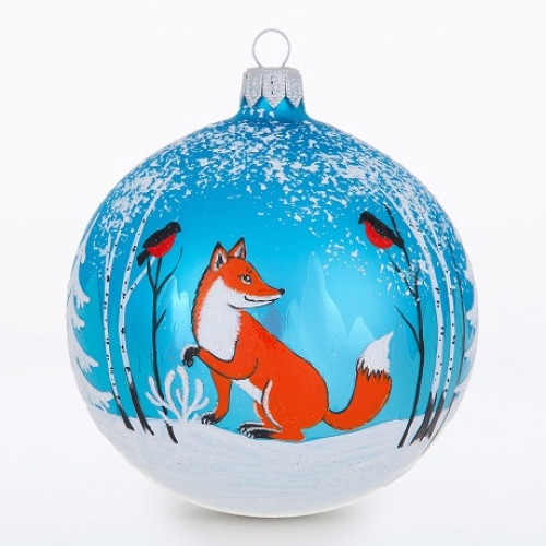 Ёлочная игрушка Шар "Первый снег" №C2002