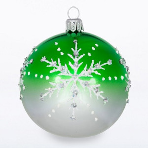 Ёлочная игрушка Шар "Снежок" №C2100