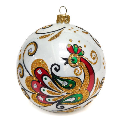 Ёлочная игрушка Шар "Жар-птица" №C2172