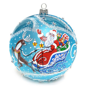 Ёлочная игрушка Шар "Северная сказка" №C2387