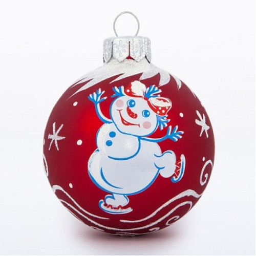 Ёлочная игрушка Шар "Коллаж" №C30