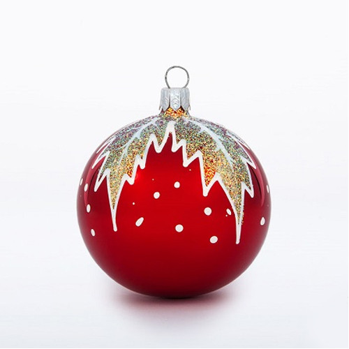 Ёлочная игрушка Шар "Снежный" №C550