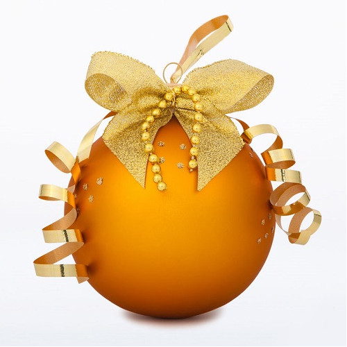 Ёлочная игрушка Шар "Подарок" №C554