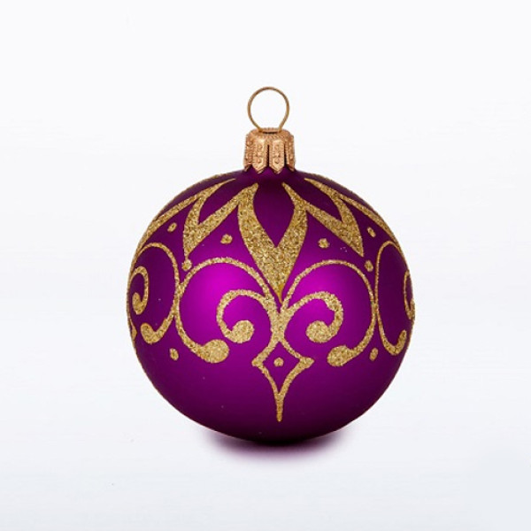 Ёлочная игрушка Шар "Премьера" №C572 Ёлочная игрушка Шар "Премьера" №C572