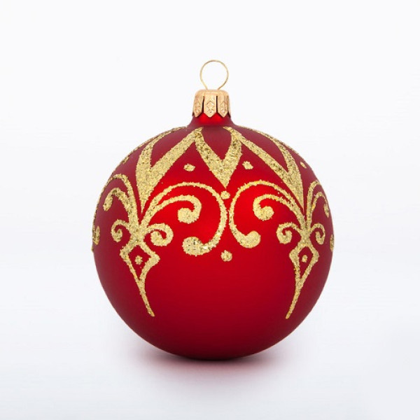 Ёлочная игрушка Шар "Цветок" №C584 Ёлочная игрушка Шар "Цветок" №C584